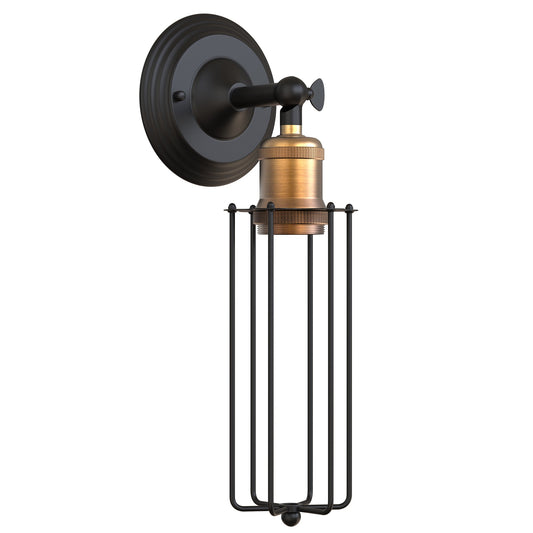 1 Light Vintage Wall Light, Industrial Style Wall Sconce Antique Retro Indoor Metal Lamp Fixture