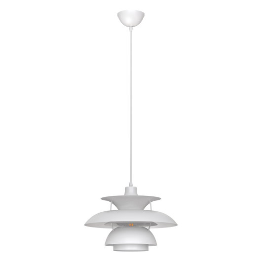 Creative Lampshade Pendant Light, Contemporary Modern Close to Ceiling Light Flush Mount Fixture 19.68" Wide for House Bedroom Hallway Living Room Dining Kitchen
