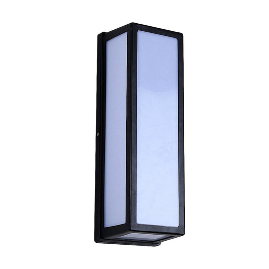 Outdoor Wall Porch Lights Led Matte Black Wall Mount Exterior Lamp Ip65 Waterproof Lighting Fixture for Yard, Garage, Patio£¬ Warm White White Color